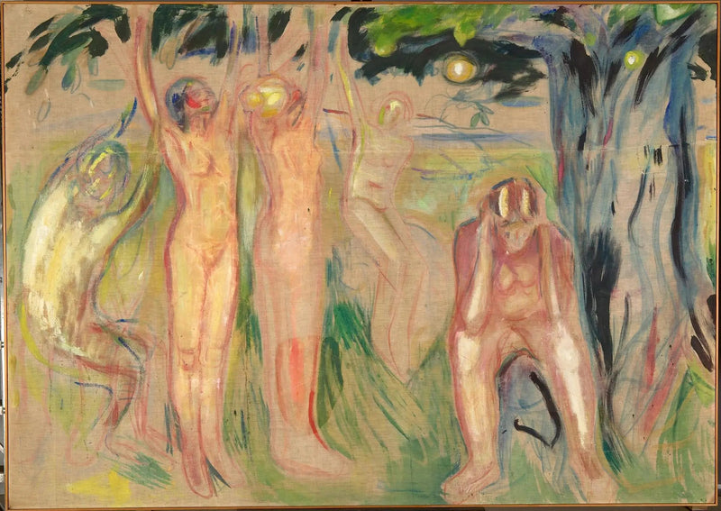 Livets träd: vänstra delen - Edvard Munch