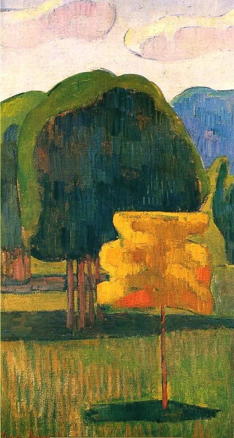 Den gula trädet - Émile Bernard
