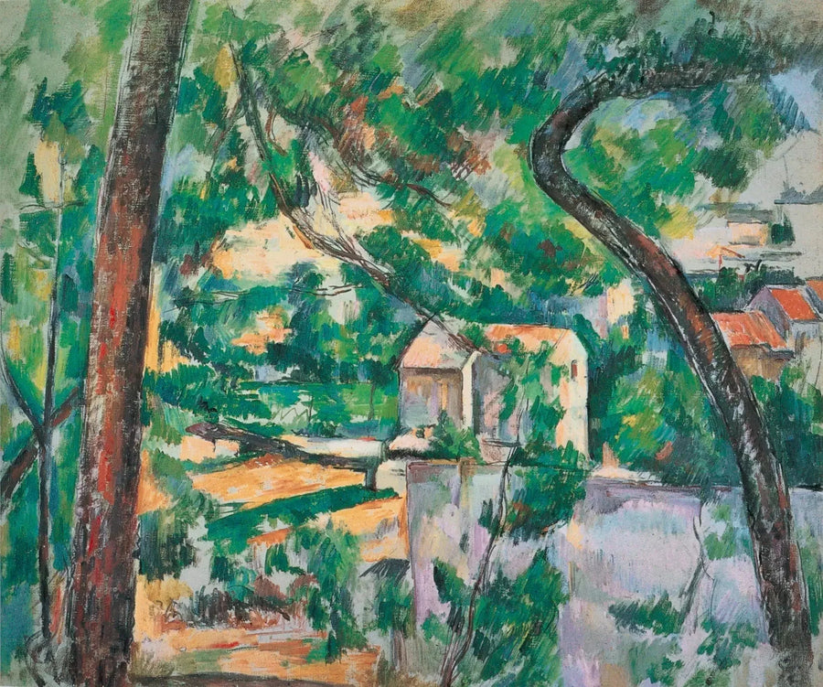 Det vridna trädet - Paul Cézanne