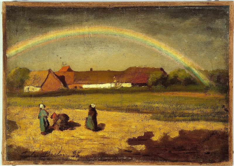 Regnbågen i Courrières - Jules Breton