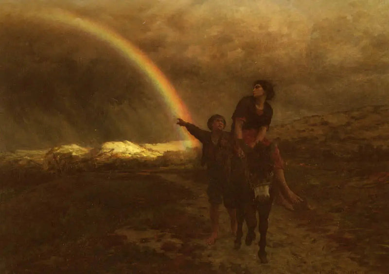 Regnbågen - Jules Breton