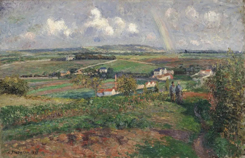 Regnbågen, Pontoise - Camille Pissarro