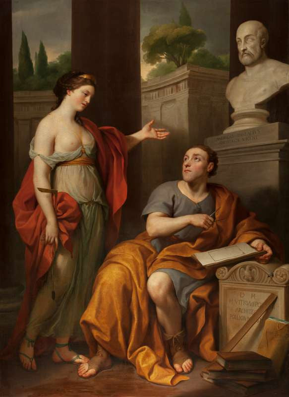 Arkitekten och hans musa. Porträtt av James Caulfield, Lord Charlemont - Anton Raphael Mengs