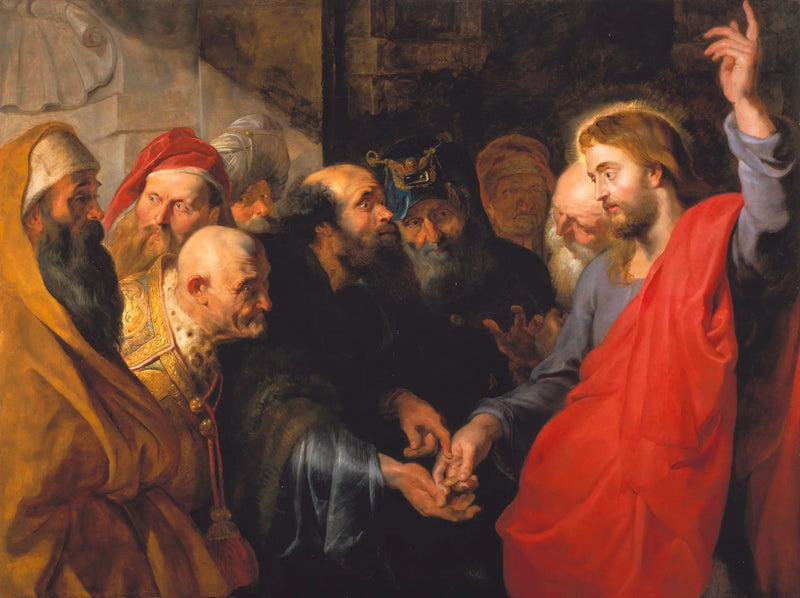 Tributsilver (Matthée 22:19) - Peter Paul Rubens