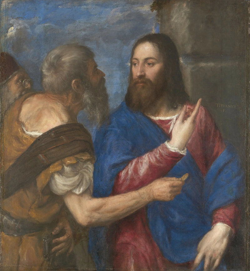 Silver av tribut - Titian