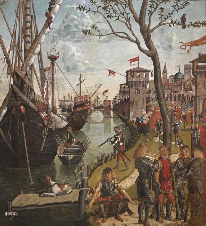 Pilgrimerna anländer till Köln - Vittore Carpaccio