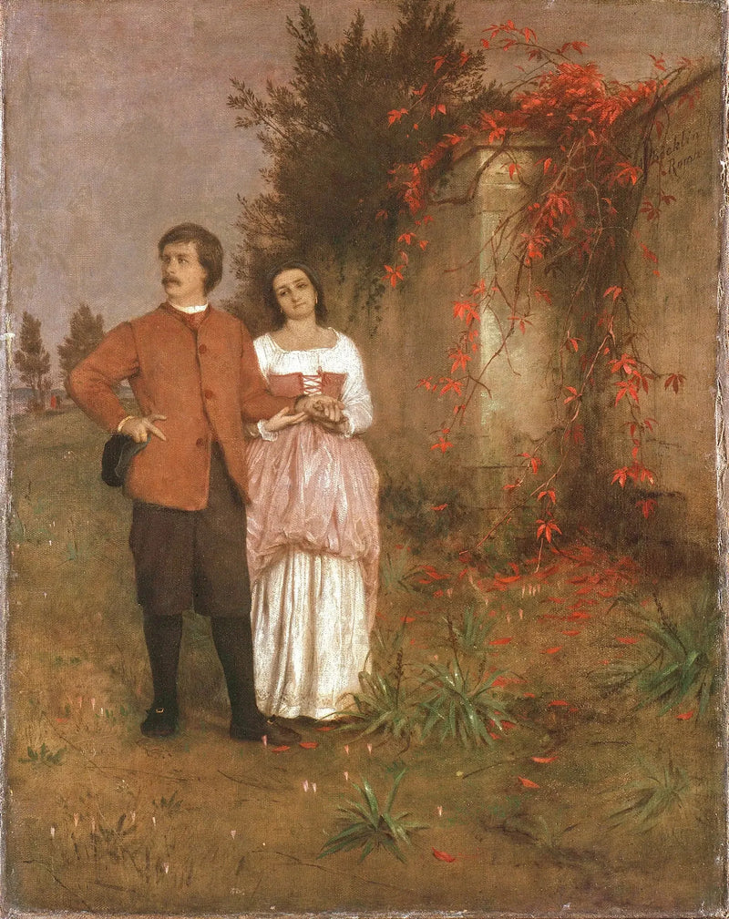 Konstnären och hans fru - Arnold Böcklin