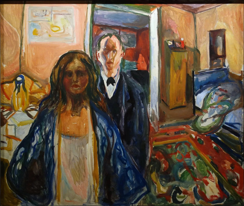 Konstnären och hans modell - Edvard Munch