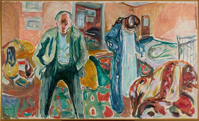 Konstnären och hans modell - Edvard Munch