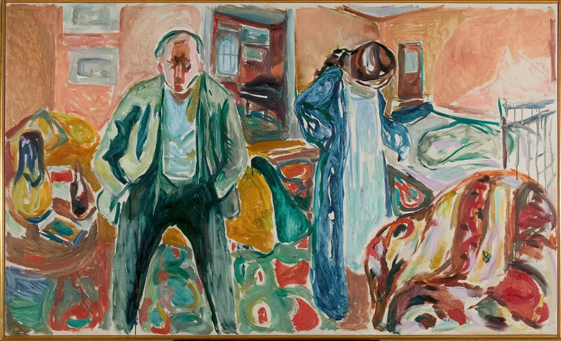 Konstnären och hans modell - Edvard Munch
