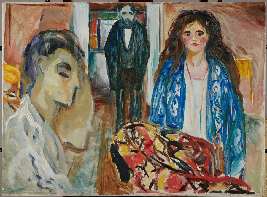 Konstnären och hans modell. Jalusi - Edvard Munch