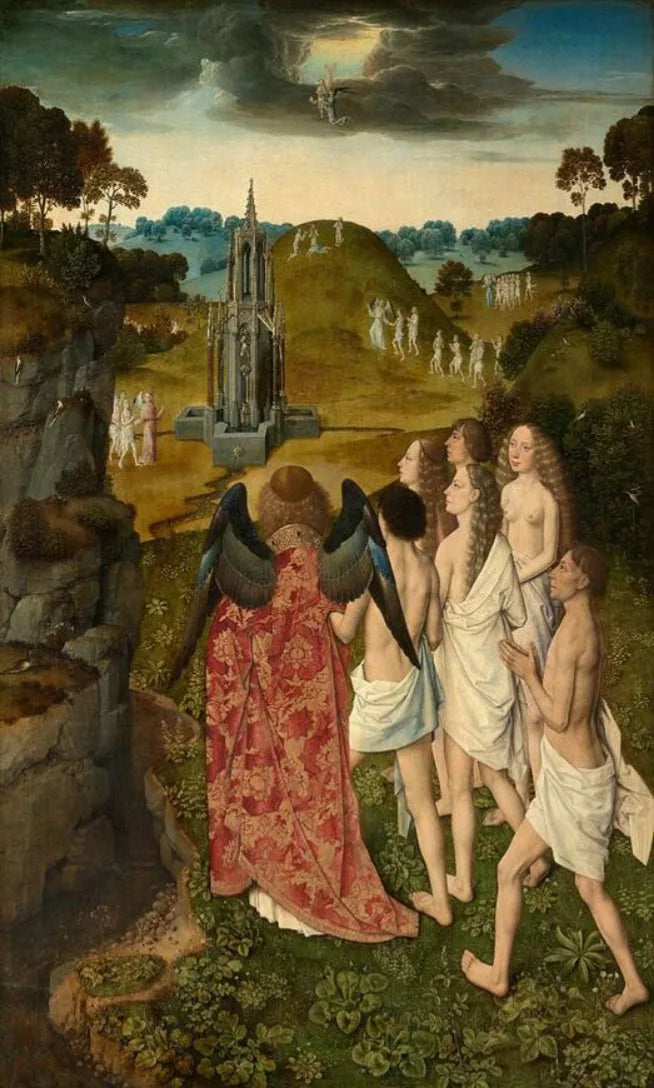 Ascensionen av de utvalda - Dirk Bouts