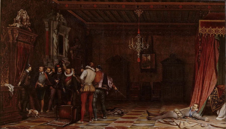 Duc de Guise-mordet - Paul Delaroche