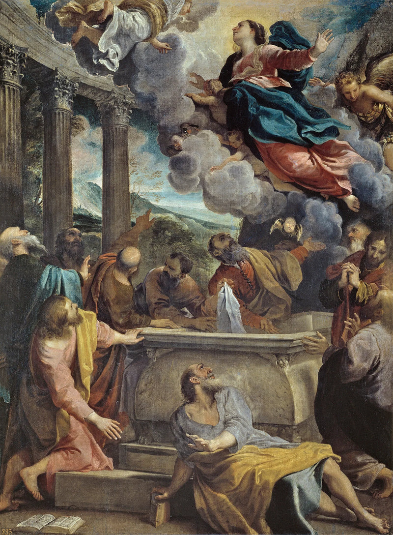 Madonna med barnet - Annibale Carracci
