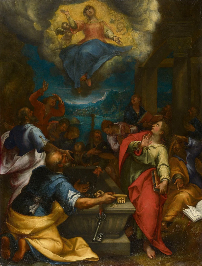Madonna med himmelsfärd - Denis Calvaert