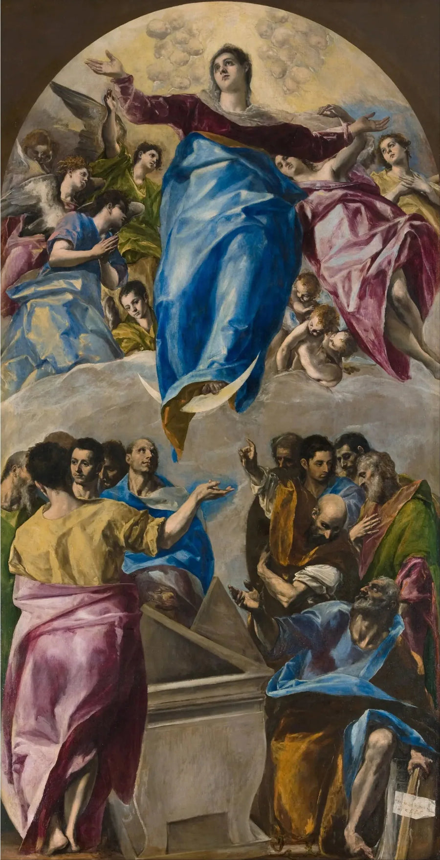 Marias himmelsfärd - El Greco