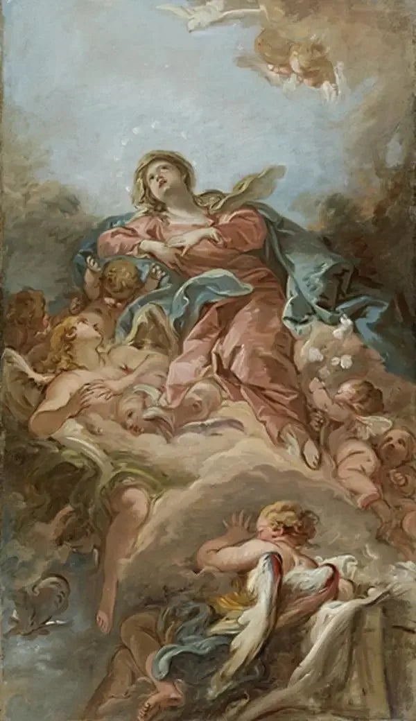 Madonna av himmelsfärd - François Boucher