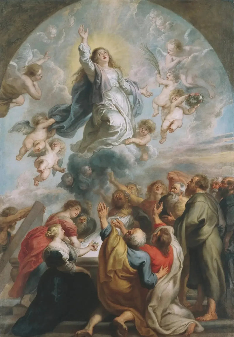 Marias himmelsfärd - Peter Paul Rubens