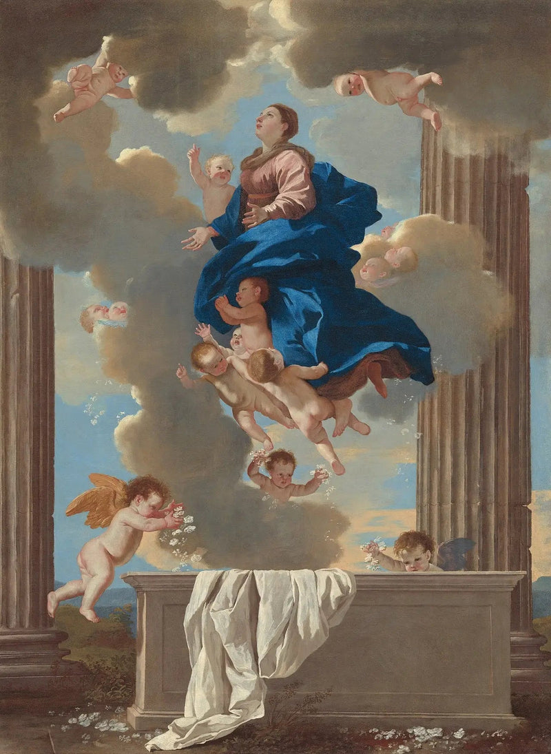 Marias himmelsfärd - Nicolas Poussin