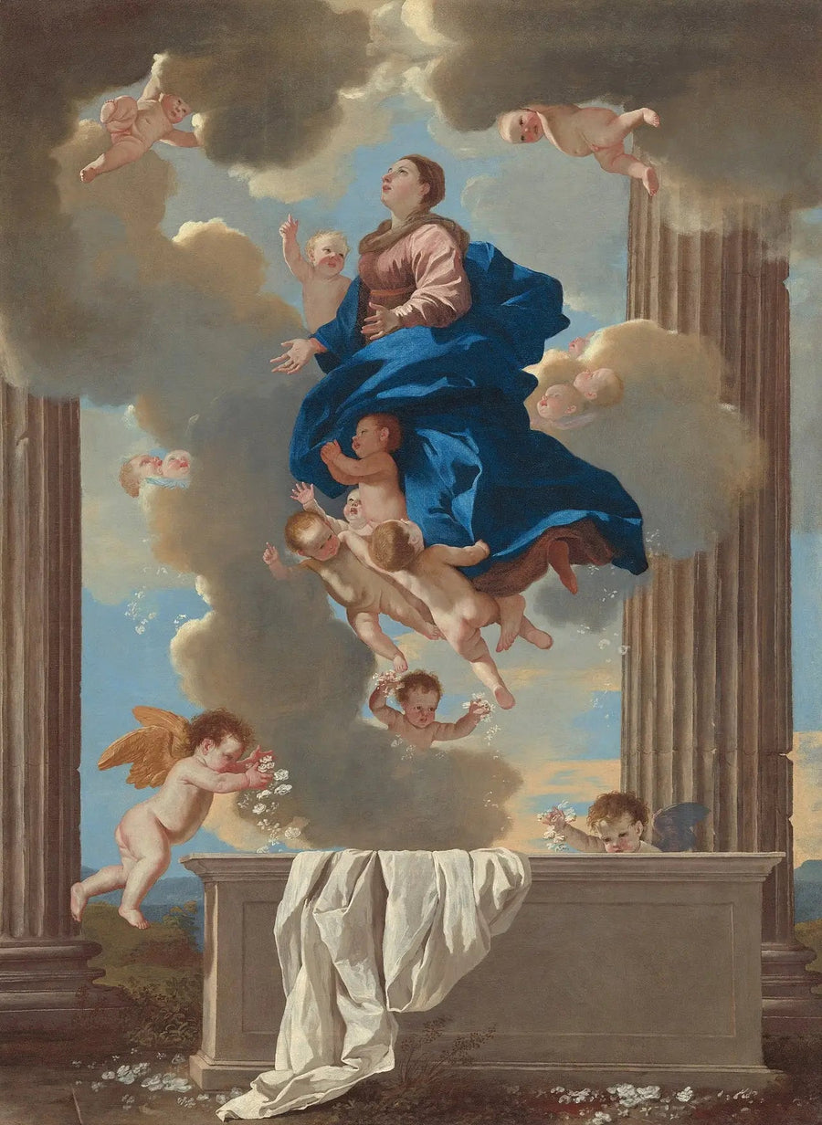 Marias himmelsfärd - Nicolas Poussin