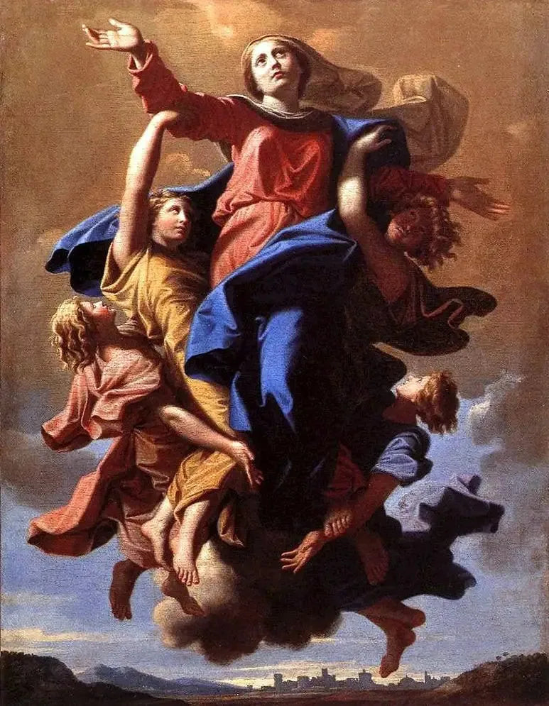Marias himmelsfärd - Nicolas Poussin