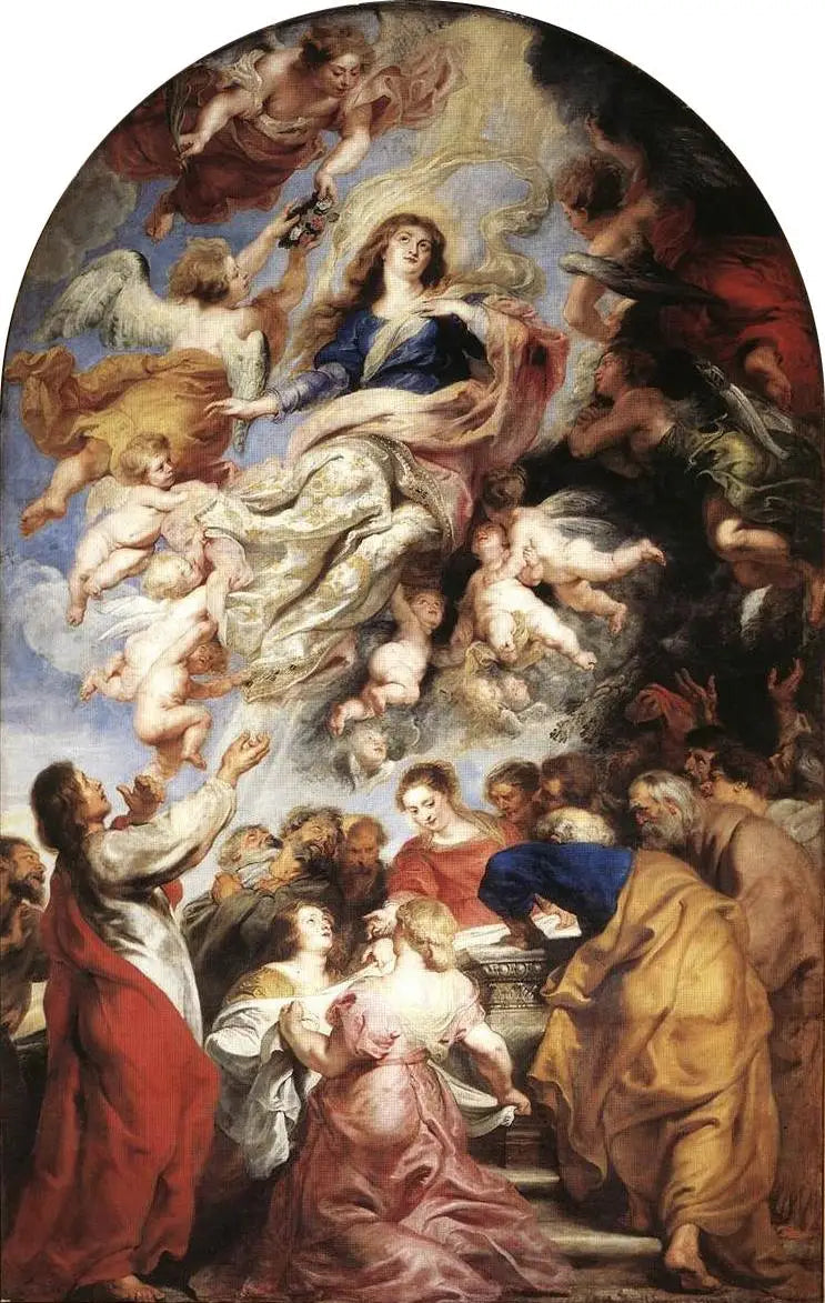 Madonna med himmelsfärd - Peter Paul Rubens