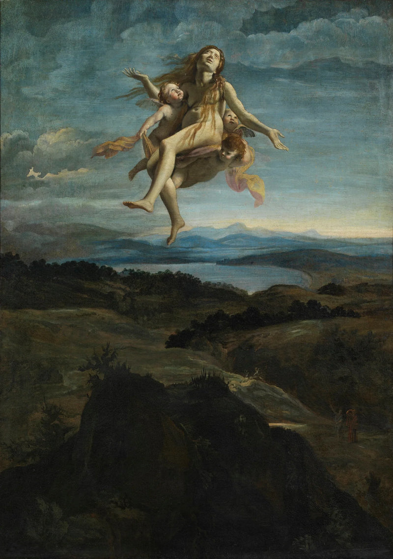 Madonnan med barnet - Giovanni Lanfranco