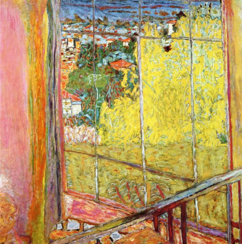 Ateljén med mimosa - Pierre Bonnard