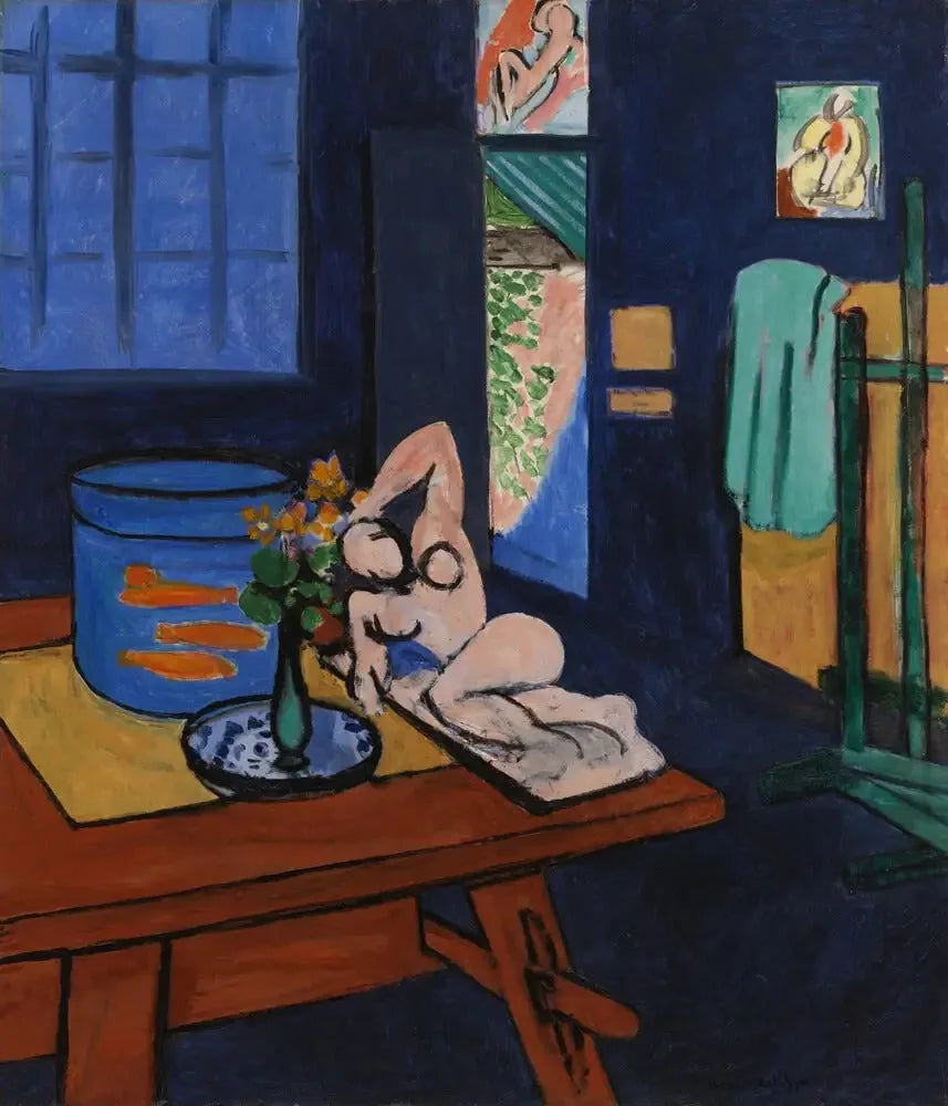 Ateljén med de röda fiskarna - Henri Matisse