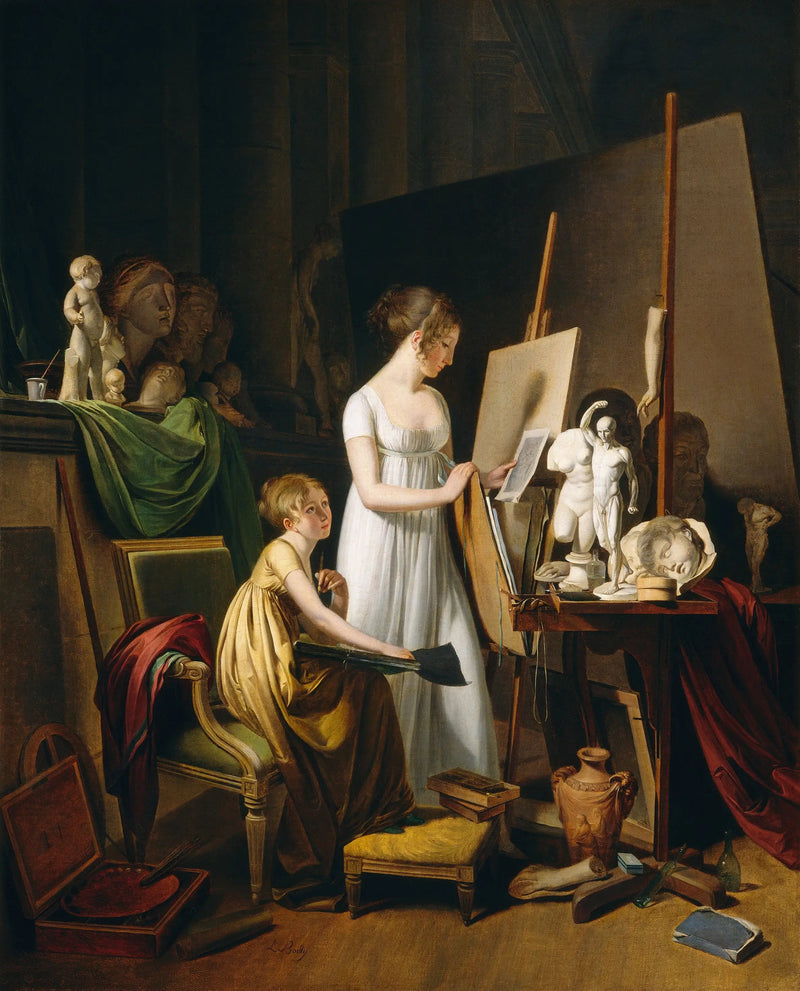 Målarens ateljé - Louis-Leopold Boilly