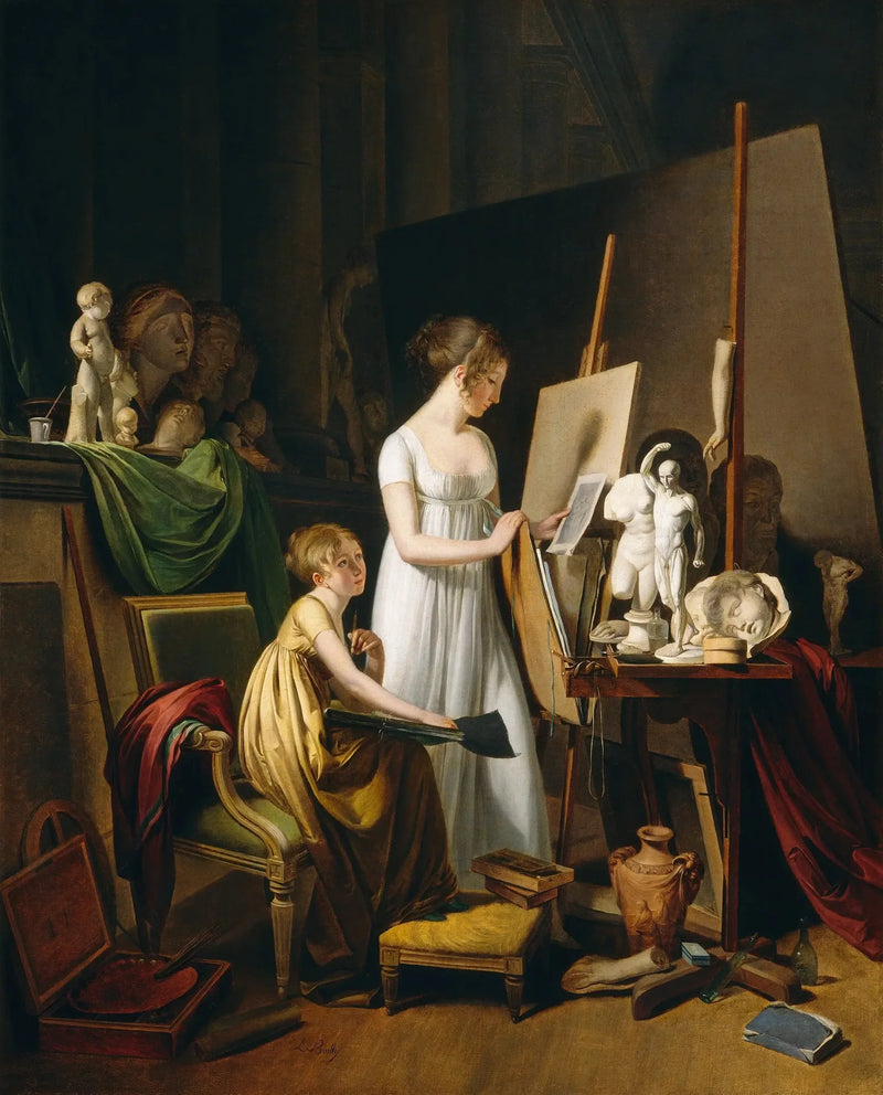 Målarens ateljé - Louis-Leopold Boilly