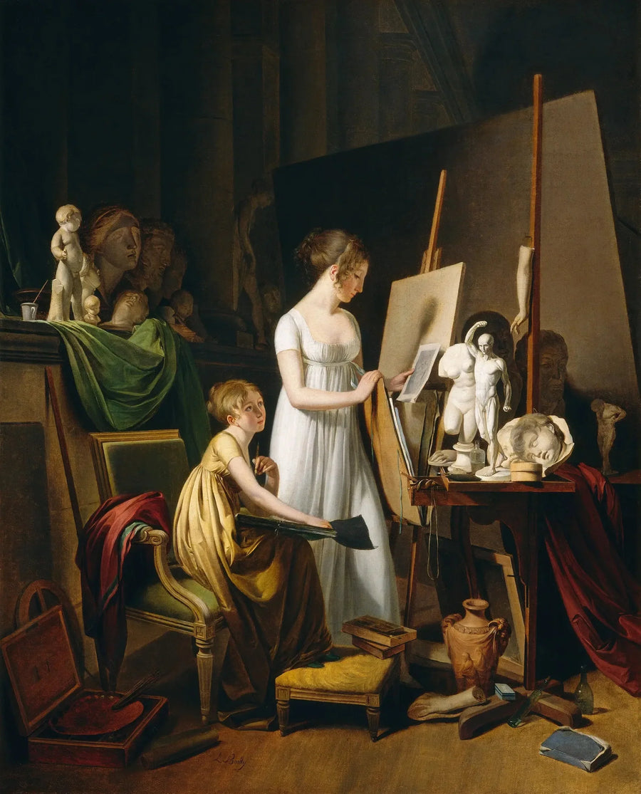 Målarens ateljé - Louis-Leopold Boilly