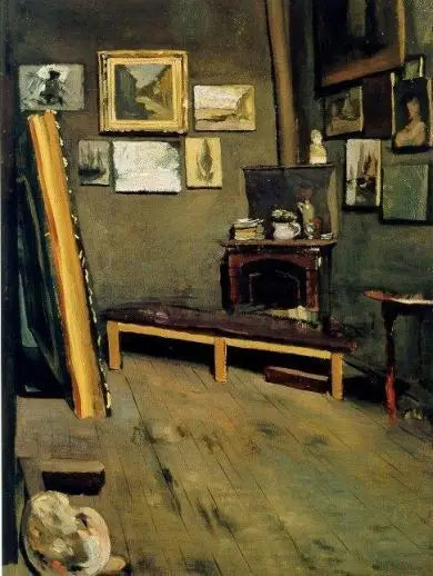Konstnärens verkstad, rue Visconti - Frédéric Bazille