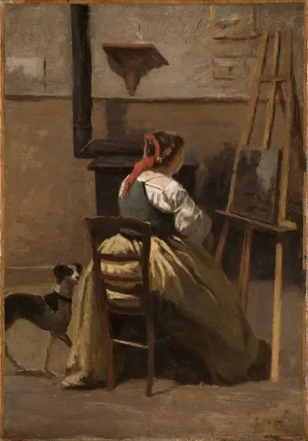 Corots verkstad - Jean-Baptiste Camille Corot