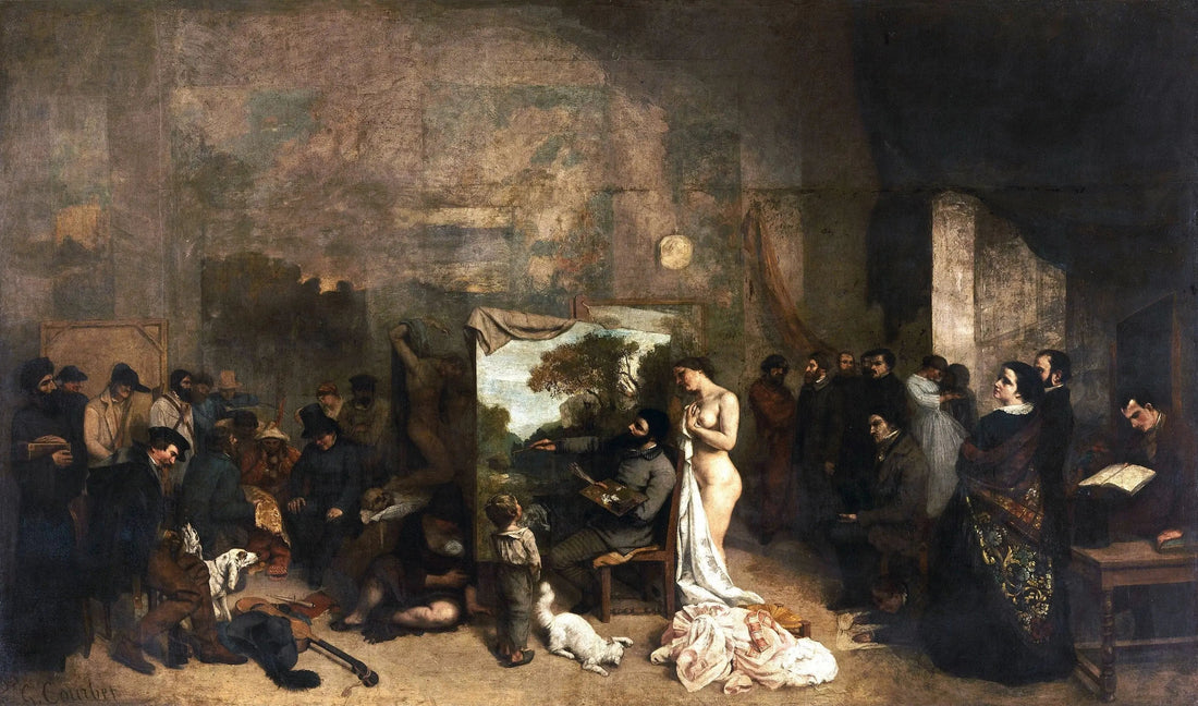Målarens verkstad - Gustave Courbet