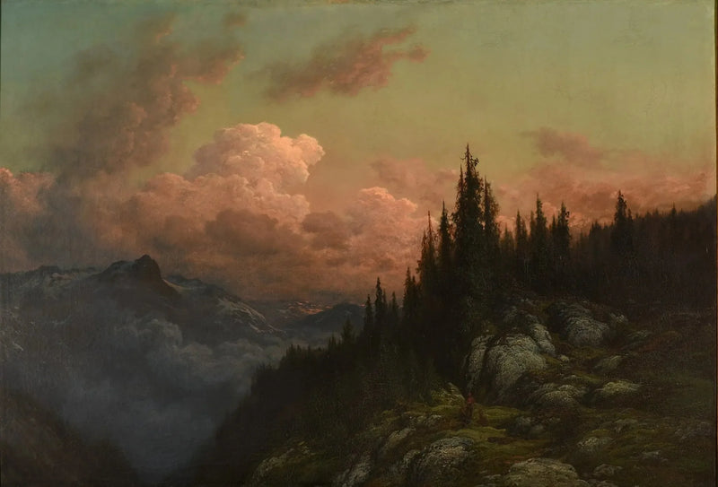 Aube-souvenir des Alpes - Gustave Doré