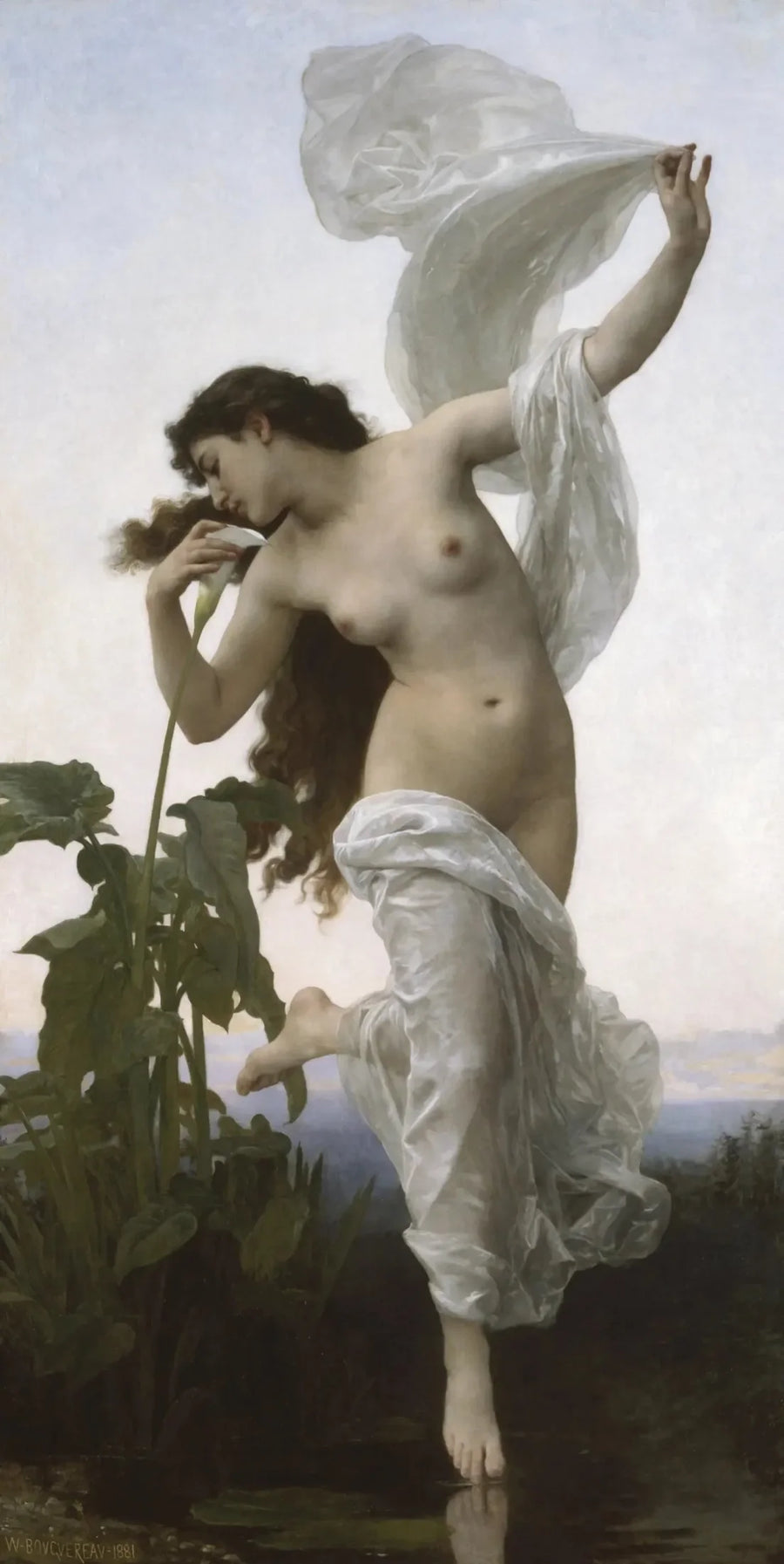 Morgonen - Bouguereau