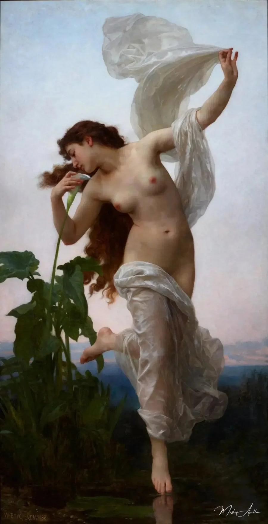 Morgonen - Bouguereau