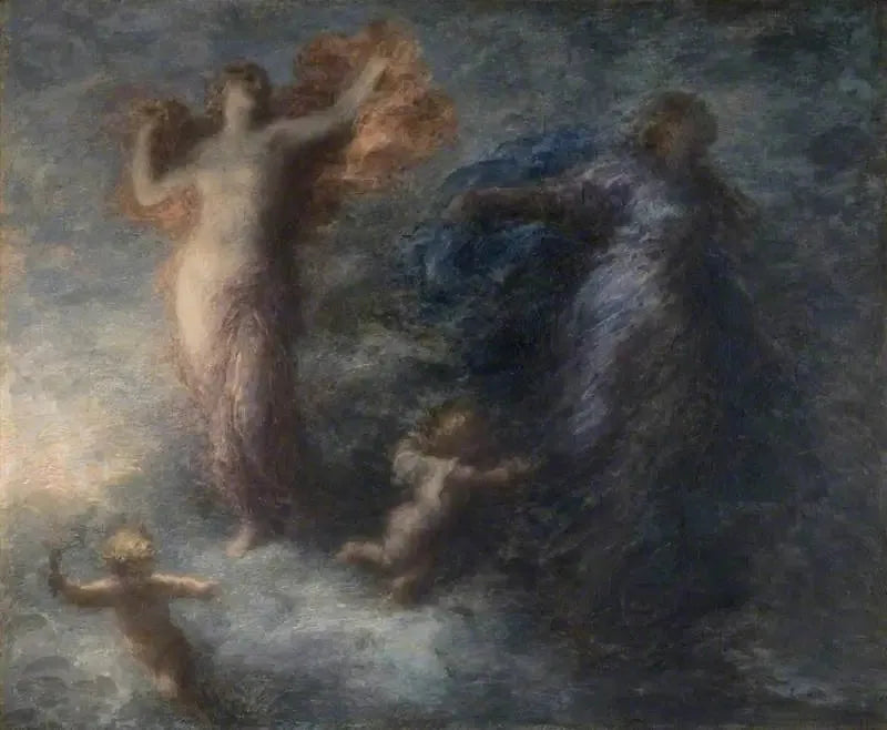 Gryningen och Natten - Henri Fantin-Latour