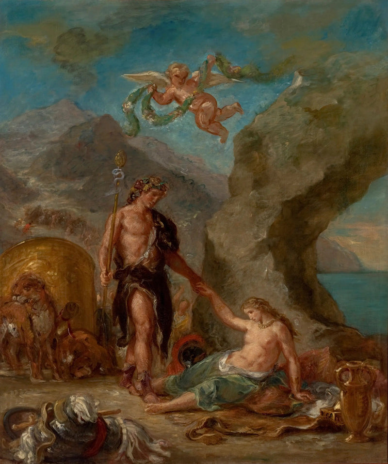 Hösten - Baccus och Ariadne - Eugène Delacroix