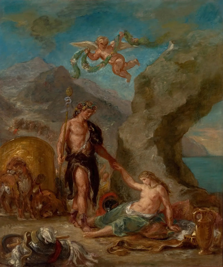 Hösten - Baccus och Ariadne - Eugène Delacroix
