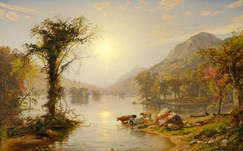 Hösten vid Greenwood-sjön - Jasper Francis Cropsey