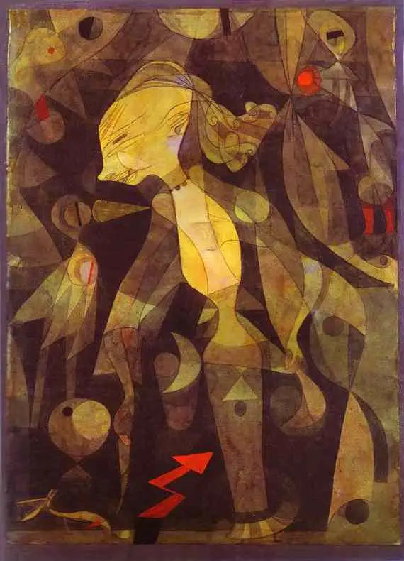 Äventyret av en ung kvinna - Paul Klee