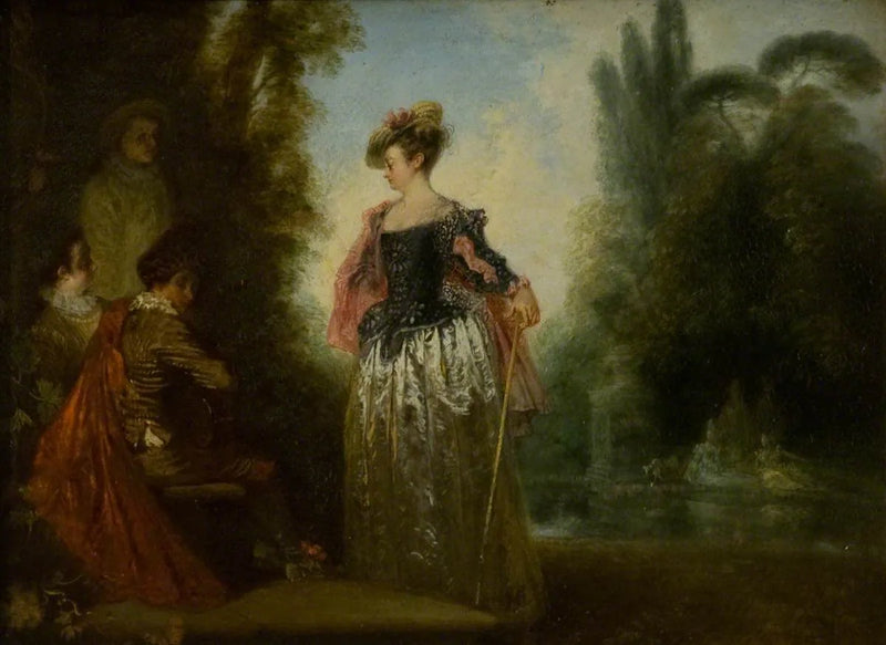 Äventyrerskan - Antoine Watteau