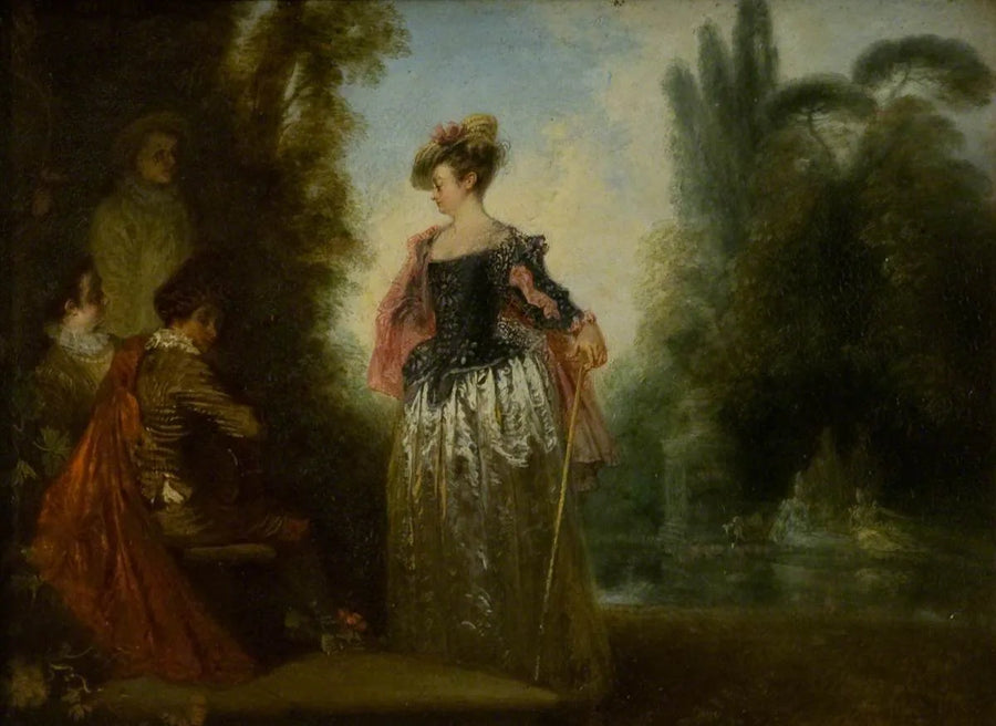 Äventyrerskan - Antoine Watteau