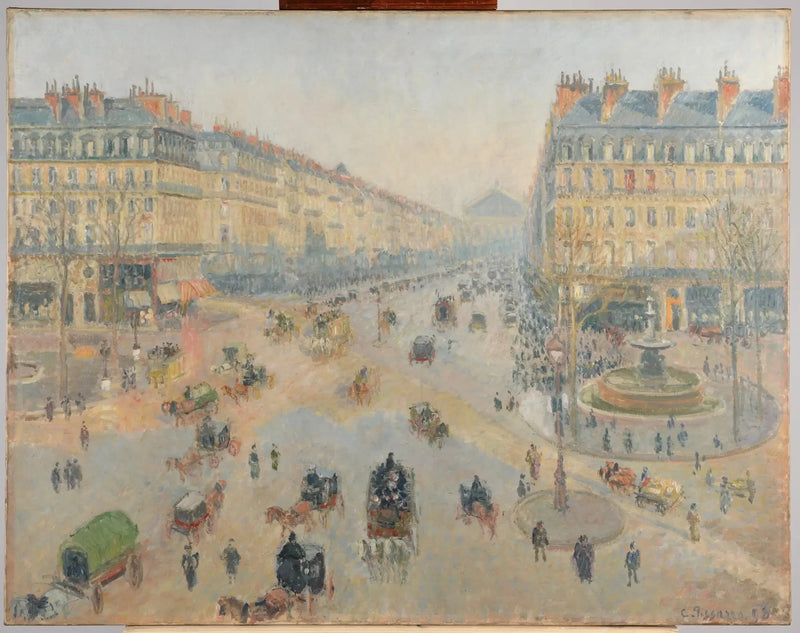 Operagatan - Camille Pissarro