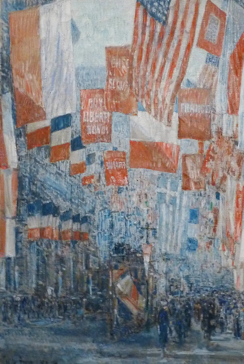 Allé des Alliés, 5:e avenue, New York - Childe Hassam