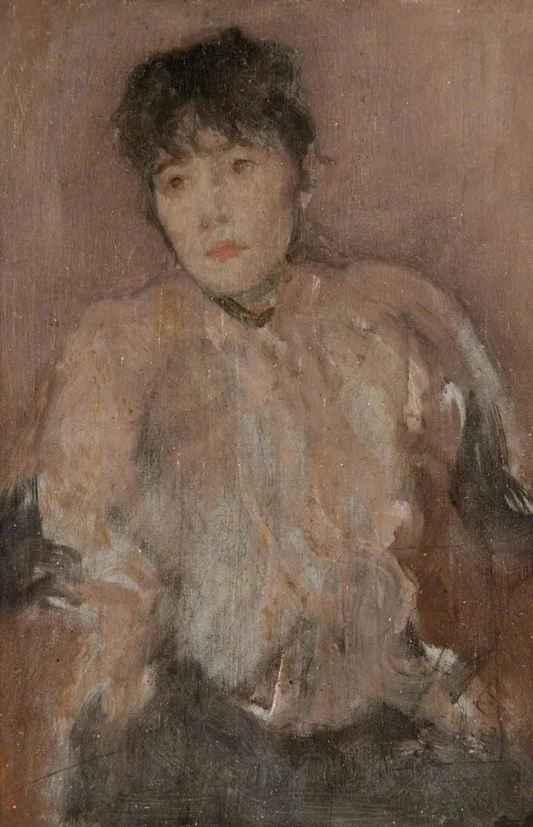 Den rosa sjalen - James Abbott McNeill Whistler