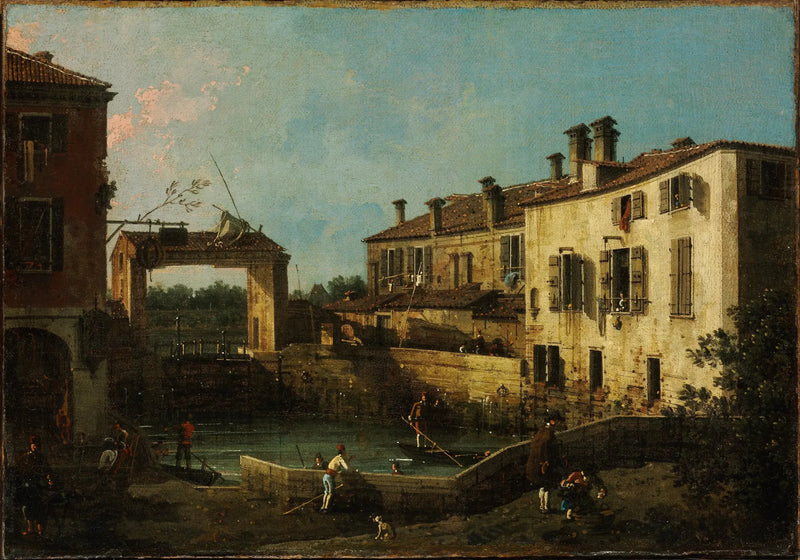 Dolo-slussen - Canaletto