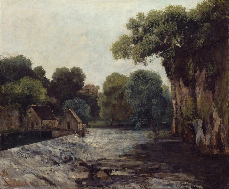 Loué-slussen - Gustave Courbet